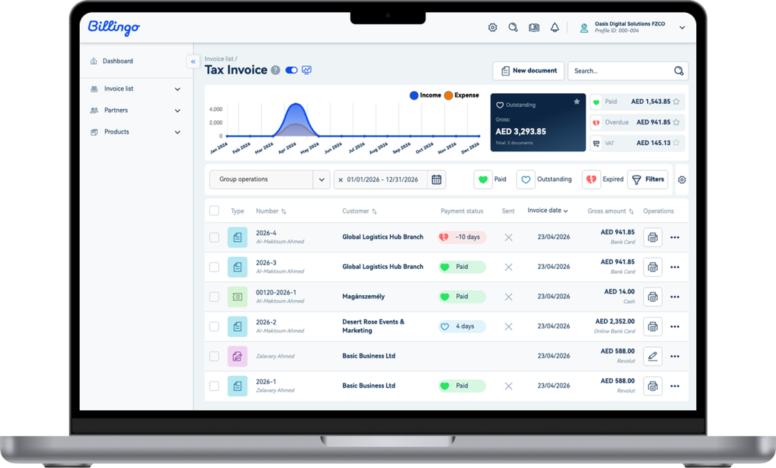 Keep your invoicing in sync